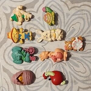Character perfume lapel pins Vintage Avon Grab Bag Fragrance 9 Pins